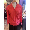 Blouse Saint-Laurent vintage coton rouge T42
