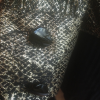 Blouse Saint-Laurent effet python sur or