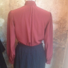 Blouse Saint-Laurent vintage bordeaux