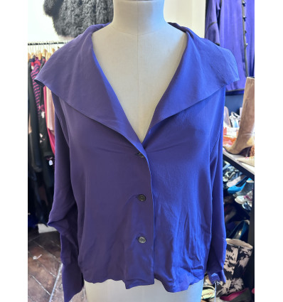 Blouse Chloé vintage soie violette