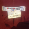 Blouse Saint-Laurent vintage bordeaux