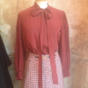 Blouse Saint-Laurent vintage bordeaux