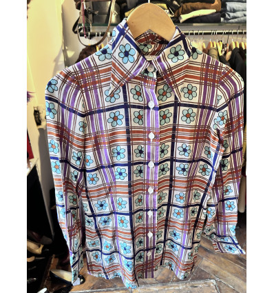 Blouse Emanuel Ungaro vintage années 70 TS