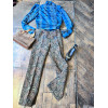Blouse frou frou soie Franck et Fils vintage TS/M