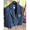 Veste Chanel marine écusson T40/S