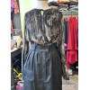 Blouse velours dévoré Anne Marie Beretta vintage TM/L
