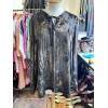Blouse velours dévoré Anne Marie Beretta vintage TM/L
