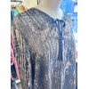 Blouse velours dévoré Anne Marie Beretta vintage TM/L