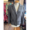 Veste Hermès vintage laine gris anthracite TM
