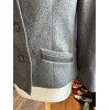 Veste Hermès vintage laine gris anthracite TM