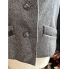 Veste Hermès vintage laine gris anthracite TM