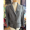 Veste Hermès vintage laine gris anthracite TM