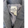 Veste Hermès vintage laine gris anthracite TM