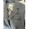 Veste Hermès vintage laine gris anthracite TM
