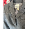 Veste Hermès vintage laine gris anthracite TM