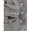 Veste Hermès vintage laine gris anthracite TM