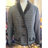 Veste Hermès vintage TS laine et velours