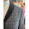 Veste Hermès vintage TS laine et velours