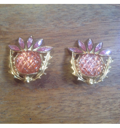 Paire de boucles d'oreilles YSL
