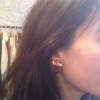 Paire de boucles d'oreilles YSL