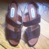 Paire de sandales vintage BALLY T36,5