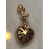Paire de clips Yves Saint-Laurent vintage coeur