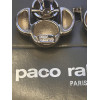 Paire de clips Paco Rabanne années 90