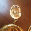 Paire de clips Balenciaga vintage