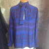 Blouse Saint-Laurent vintage col lavallière