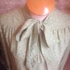 Blouse Saint-Laurent vintage T34 pois