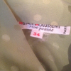 Blouse Saint-Laurent vintage T34 pois