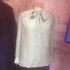 Blouse Saint-Laurent vintage T34 pois
