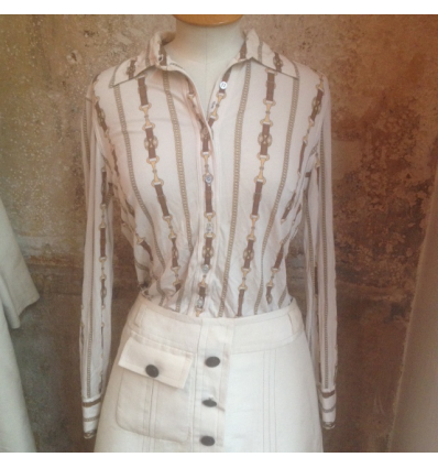 Chemise CELINE vintage mors