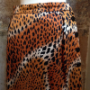 Jupe Saint-Laurent vintage léopard