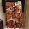 Jupe Saint-Laurent vintage léopard