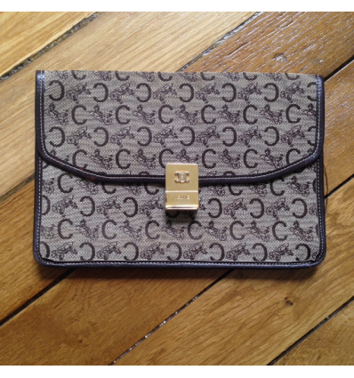 Pochette Celine vintage monogramme