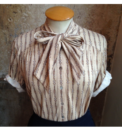 Blouse CELINE vintage mors