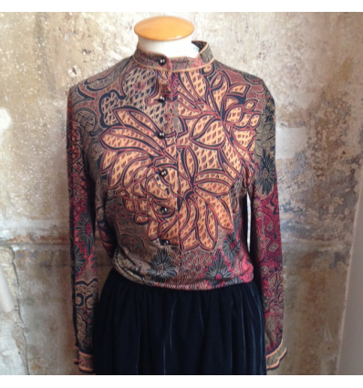 Blouse Leonard vintage taille S