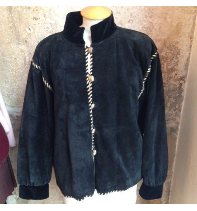 Veste peau Saint-Laurent vintage T38