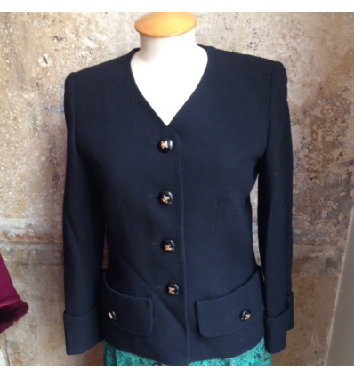 Veste CELINE vintage T36 noire