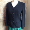 Veste CELINE vintage T36 noire