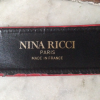 Ceinture vintage Nina Ricci cuir rouge