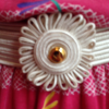 Ceinture vintage NINA RICCI passementerie