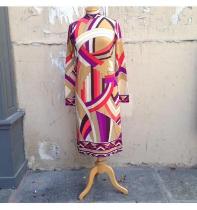 Robe Leonard vintage maille