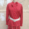 Blouse Nina Ricci vintage arlequin