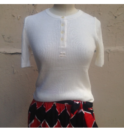 Pull manches courtes COURREGES VINTAGE