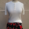 Pull manches courtes COURREGES VINTAGE
