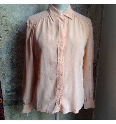 Blouse CELINE vintage peche T38