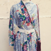 Robe ANASTASIA vintage esprit japonisant