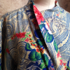 Robe ANASTASIA vintage esprit japonisant